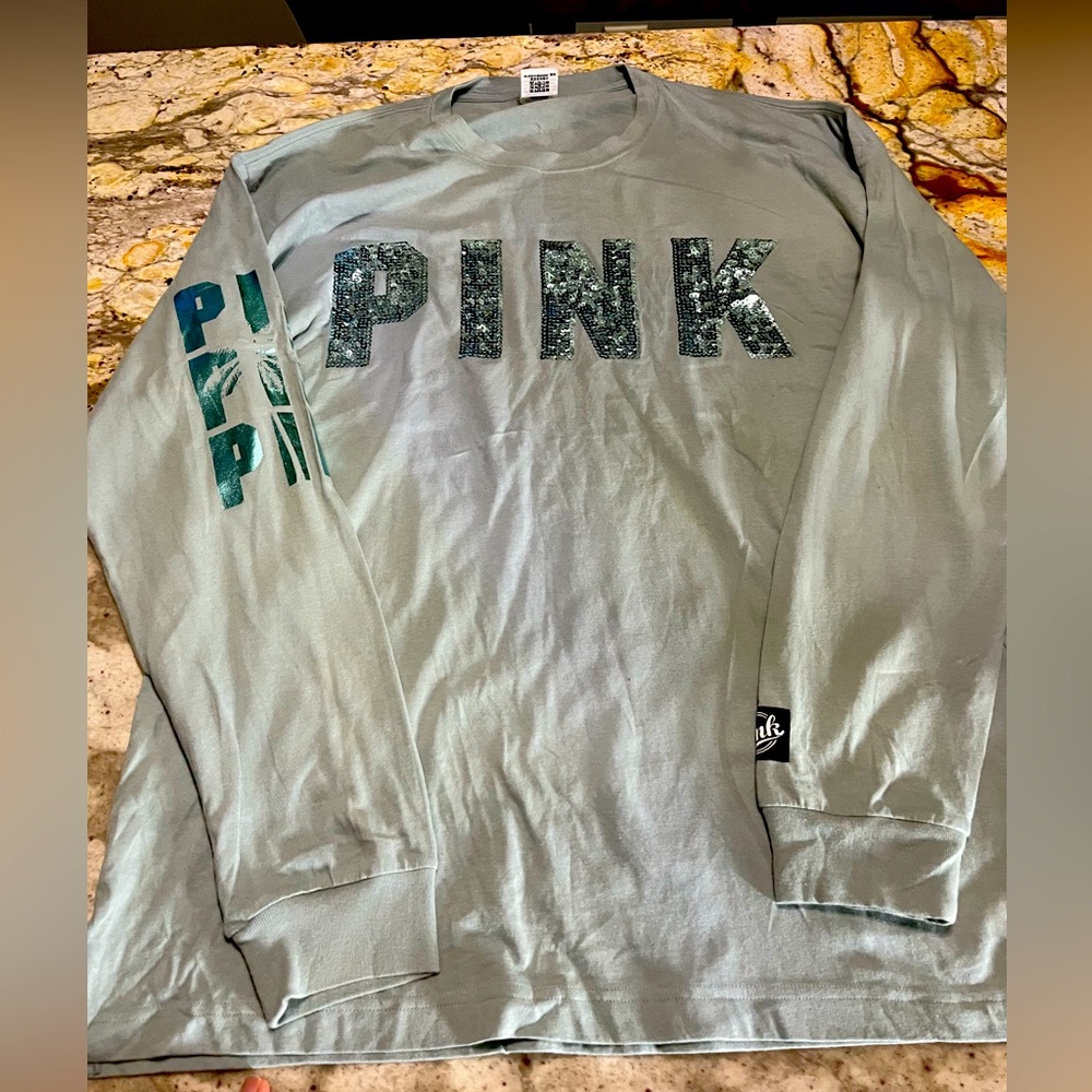 Pink oversized shirt